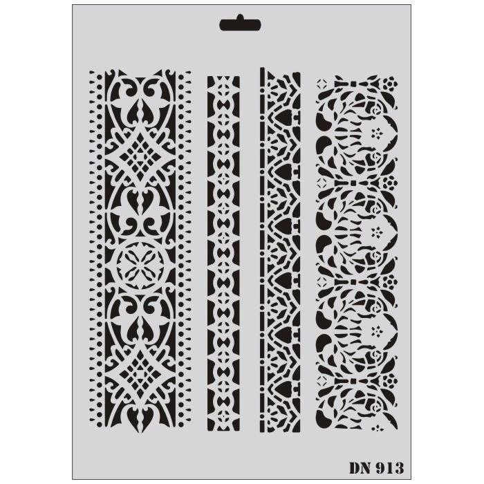 BFS Rich Dantel Seri DN-913 Stencil 35x25 cm