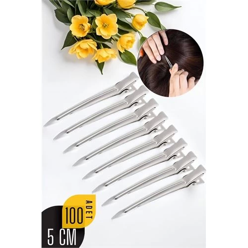 BFS  Saç Klipsi Metal Toka 100 Adet Absolute Design