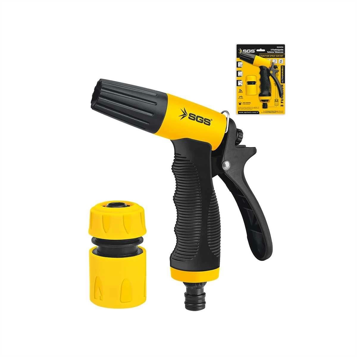 BFS Sgs 4255 3 Fonksiyonlu Sulama Tabancası (2 Parça Set)