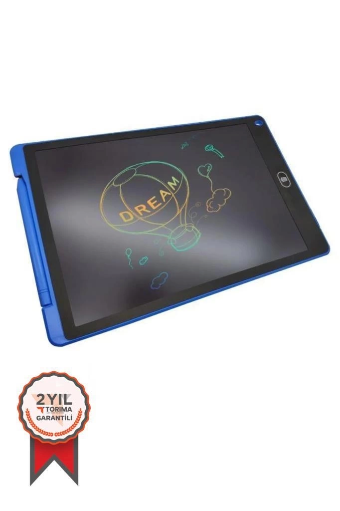 BFS T12 Mavi Writing Tablet Lcd 12 Inç Dijital Kalemli Çizim Yazı Tahtası