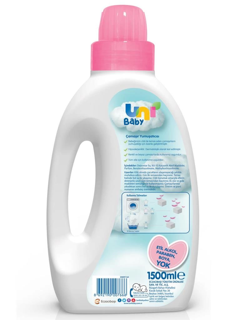 BFS   Uni Baby Çamaşır Yumuşatıcısı 1500 ml
