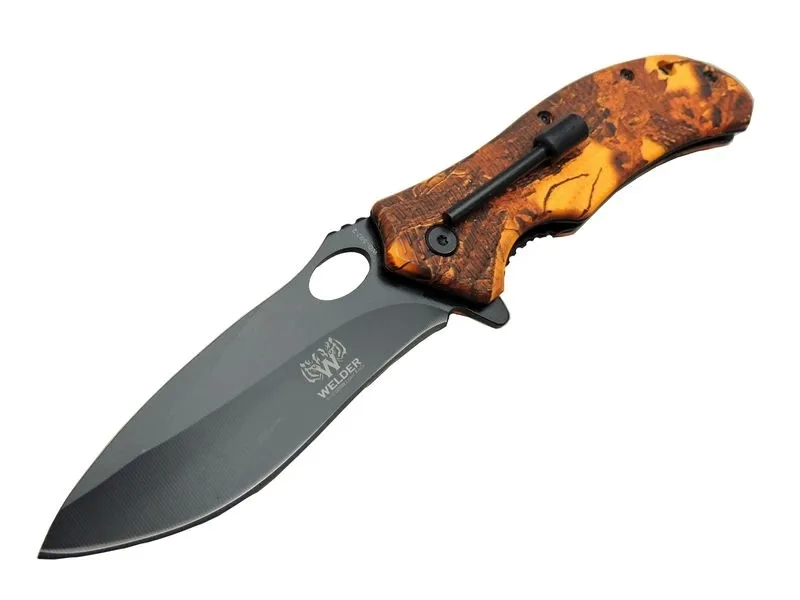 BFS Wd-503-2 Kamp Çakısı 21 Cm - Magnezyum Çubuklu (fire Starter), Plastik Sap