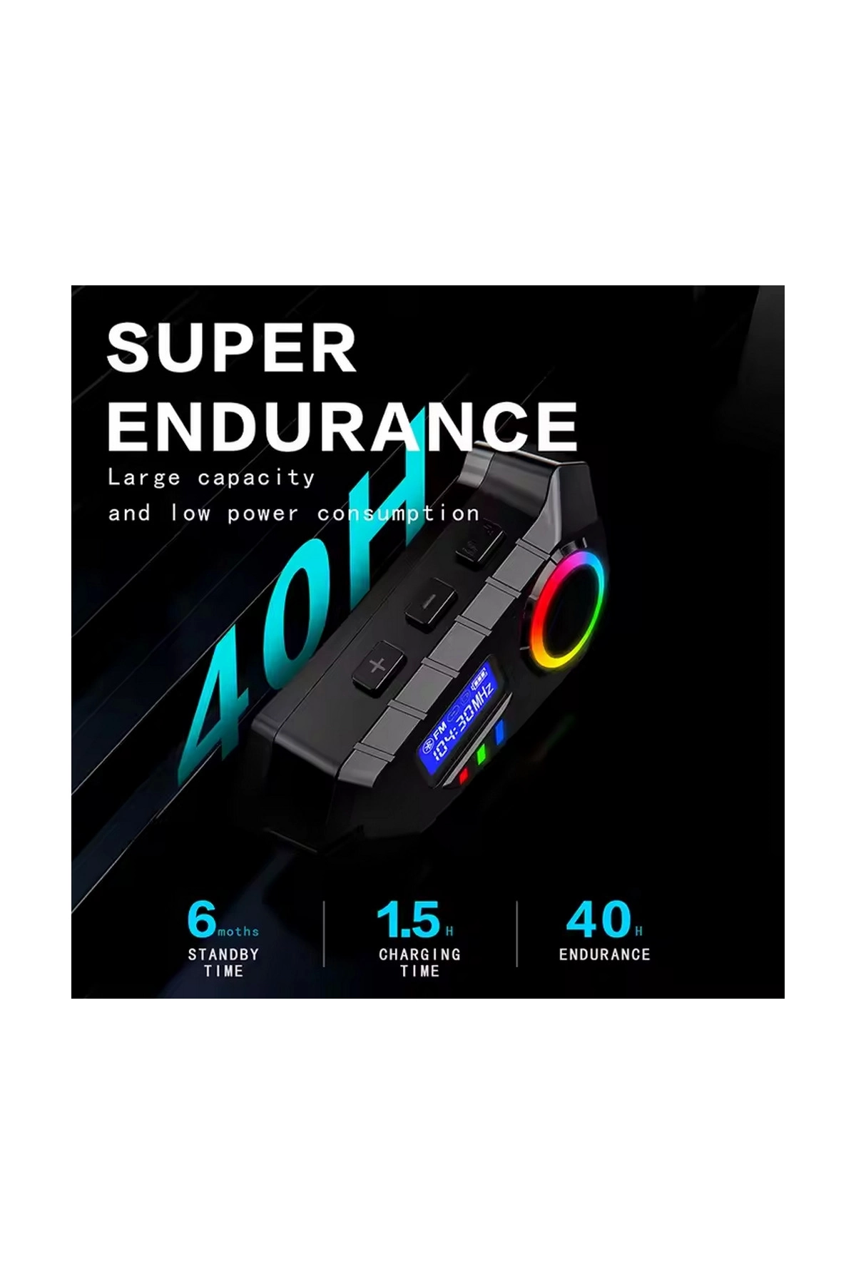 BFS Y30 Kask Kulaklık Bluetooth Motosiklet Kulaklık Rgb Radyolu Intercom BFS Y30 Kask Kulaklık Bluetooth Motosiklet Kulaklık Rgb Radyolu Intercom