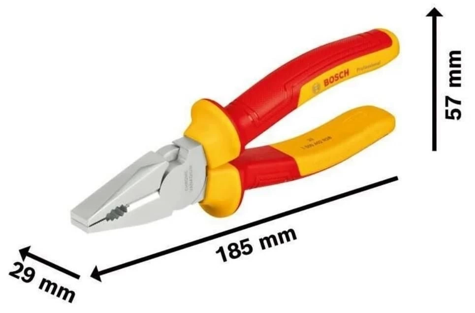 Bosch Profesyonel İzoleli Pense 180 mm Bosch Profesyonel İzoleli Pense 180 mm