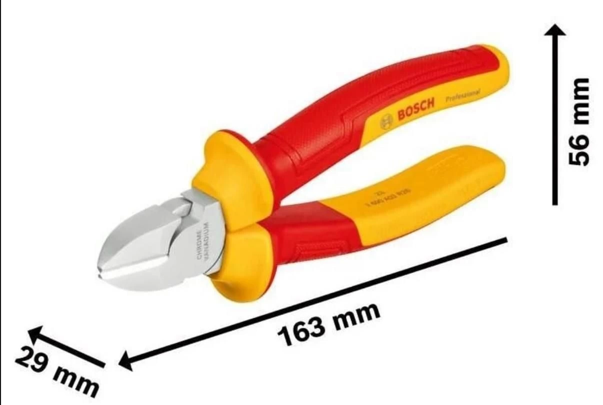 Bosch Profesyonel İzoleli Yan Keski 160 mm Bosch Profesyonel İzoleli Yan Keski 160 mm