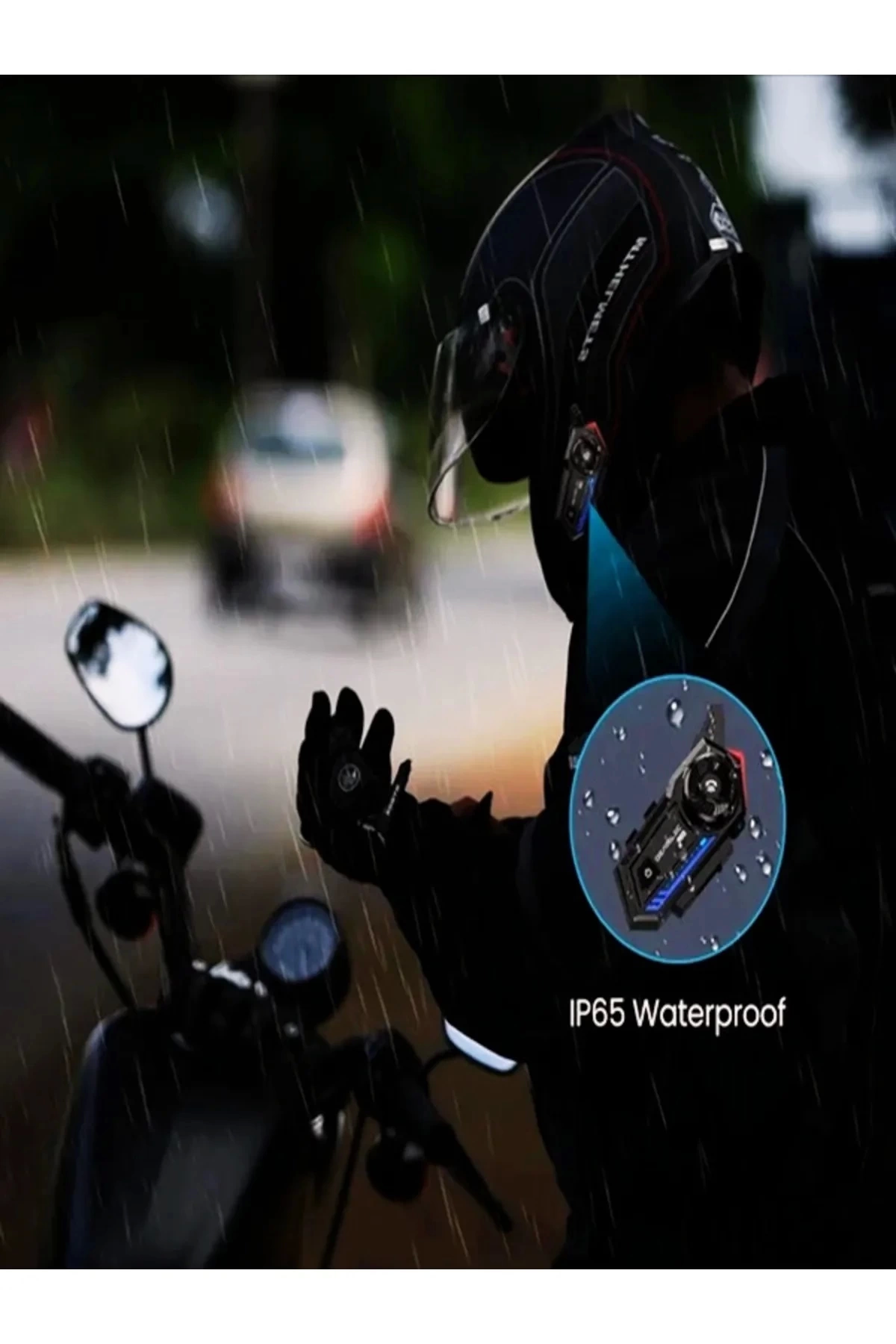 Bt57 Motosiklet Kask Kulaklık Intercom Işıklı Motorsiklet Interkom Bt57 Motosiklet Kask Kulaklık Intercom Işıklı Motorsiklet Interkom