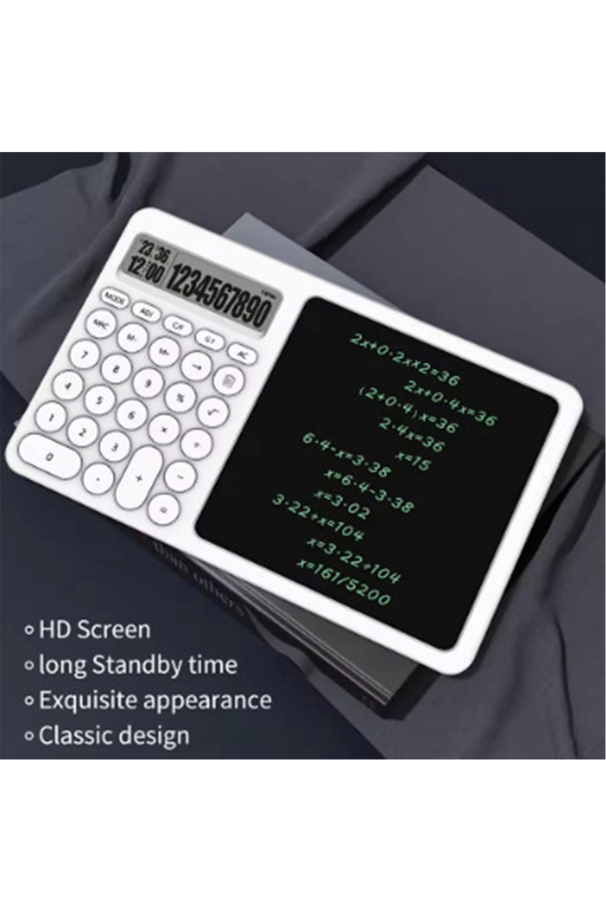 Çok Amaçlı Digital Hesap Makinesi Lcd Ekran Yazma Tableti Ofis Okul İçin Silinebilir El Yazısı Not Defteri Çok Amaçlı Digital Hesap Makinesi Lcd Ekran Yazma Tableti Ofis Okul İçin Silinebilir El Yazısı Not Defteri