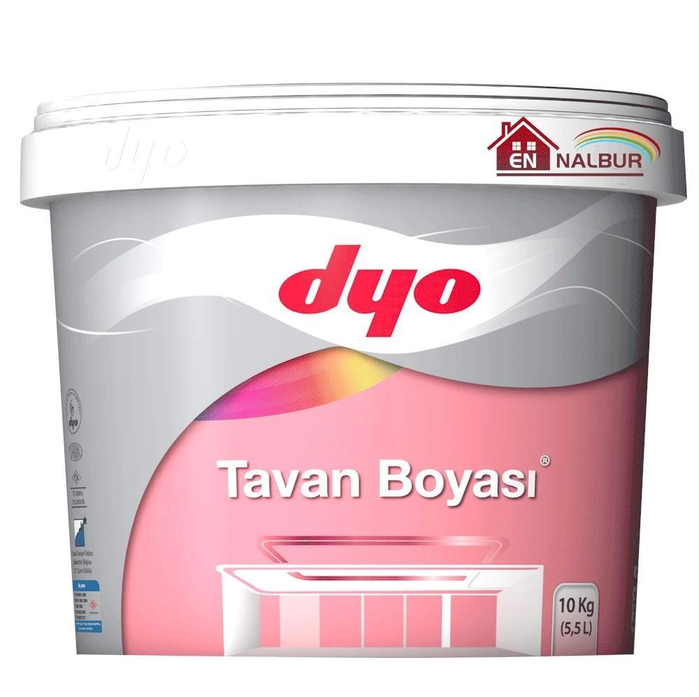 Dyo Tavan Boyası 10 Kg Beyaz Dyo Tavan Boyası 10 Kg Beyaz