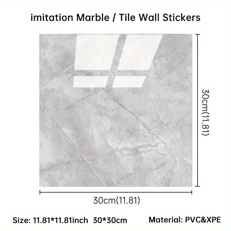 Gri Mermer Desen Du Sticker (30*30) Gri Mermer Desen Du Sticker (30*30)