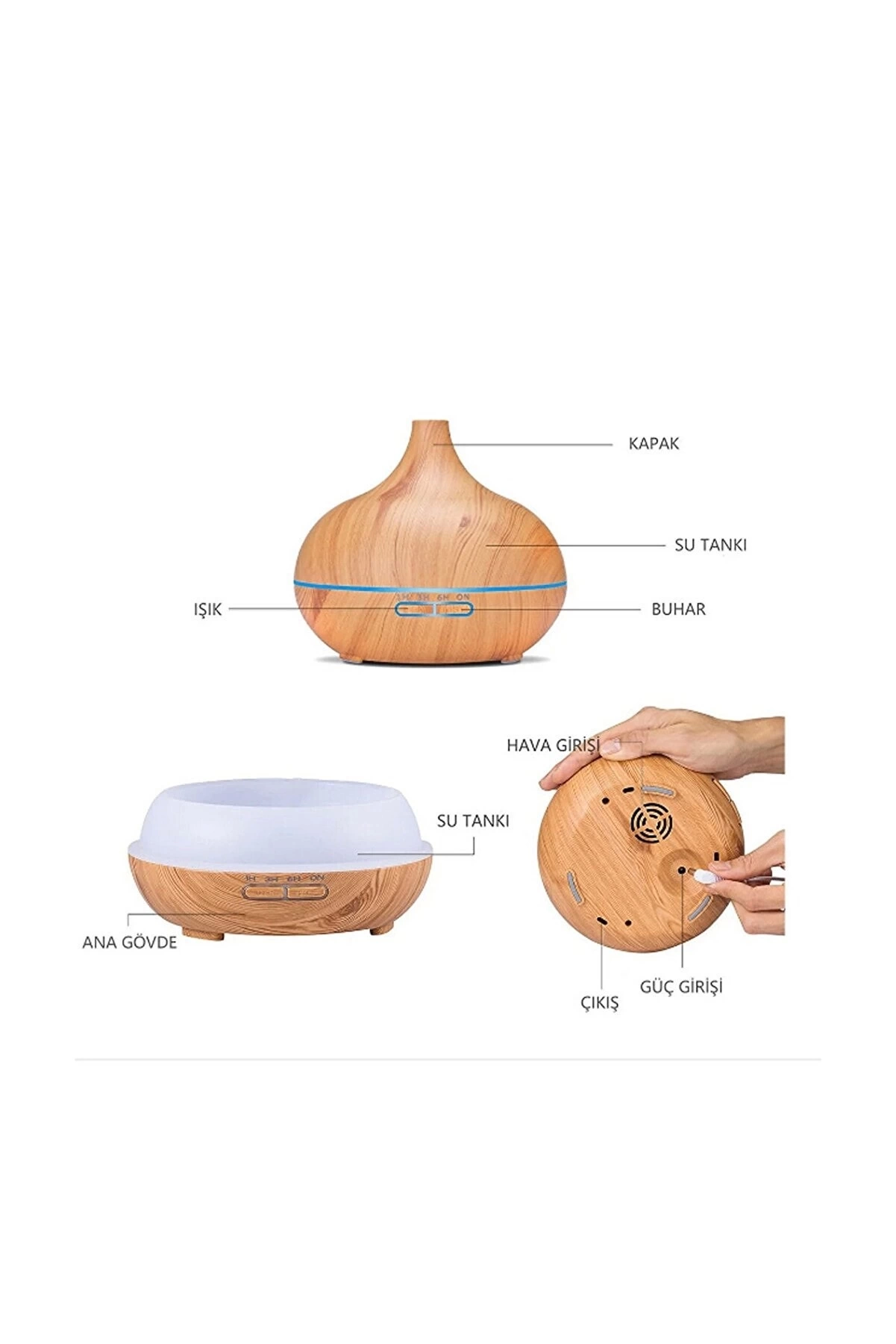Hava Nemlendirici 7 Led Işıklı Aromatik Oda Kokusu 550 Ml Kahve Aroma Difüzörü Buhar Makinası Hava Nemlendirici 7 Led Işıklı Aromatik Oda Kokusu 550 Ml Kahve Aroma Difüzörü Buhar Makinası
