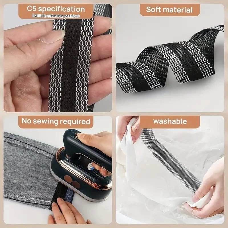 Kendinden Yapışkanlı Pantolon Kıvırma Şeridi Kendinden Yapışkanlı Pantolon Kıvırma Şeridi