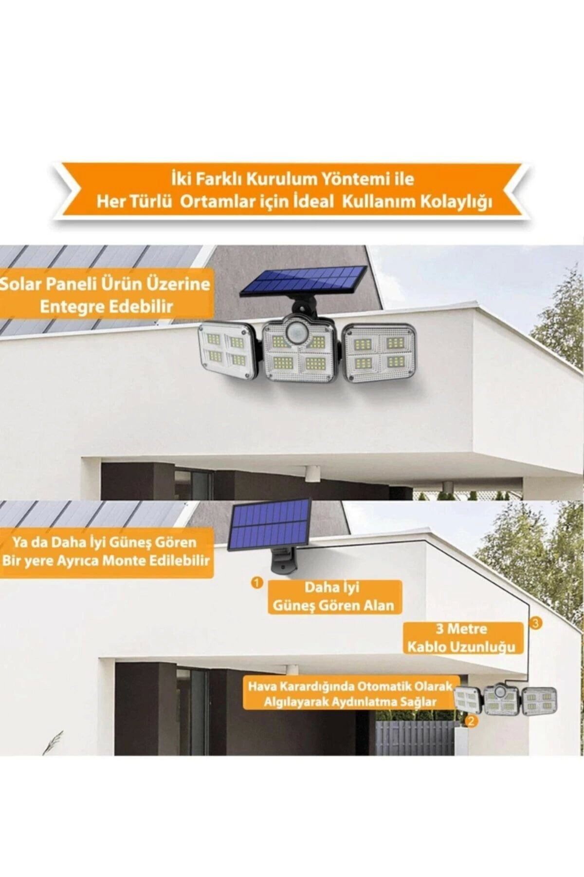 Kumandalı Solar Güneş Enerjili 122 Ledli Hareket Sensörlü Bahçe Aydınlatma Sokak Lambası Kumandalı Solar Güneş Enerjili 122 Ledli Hareket Sensörlü Bahçe Aydınlatma Sokak Lambası