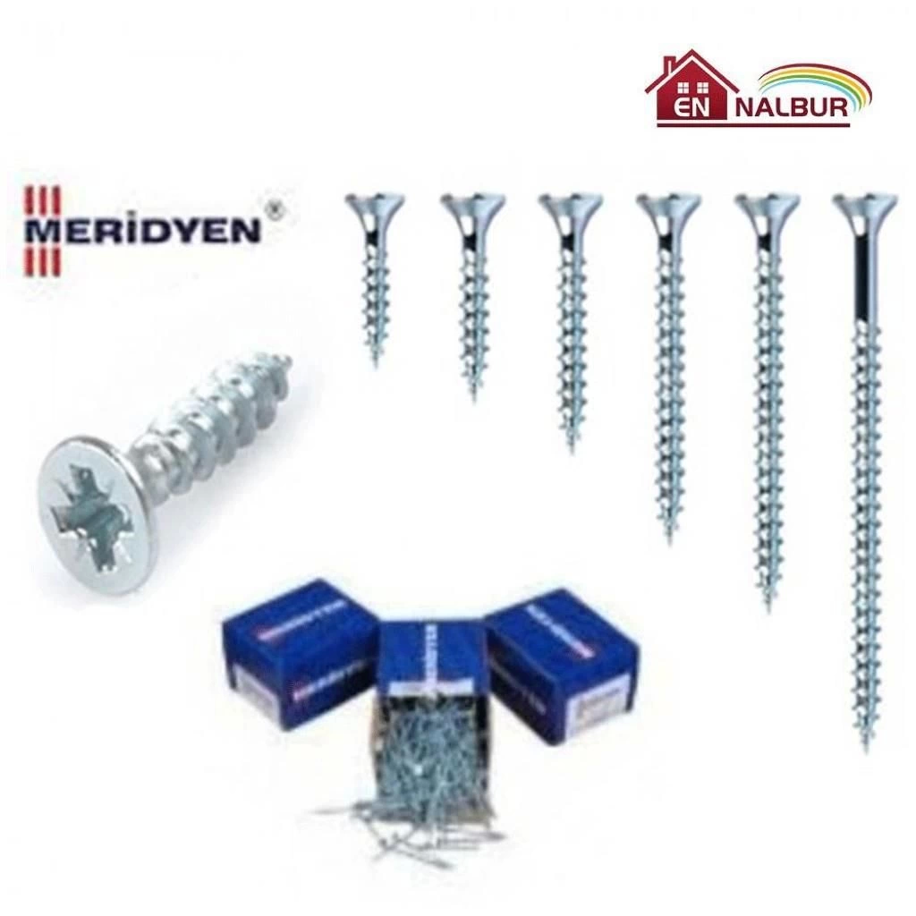 Meridyen Sunta Vidası 6X200 (5 Adet) Meridyen Sunta Vidası 6X200 (5 Adet)