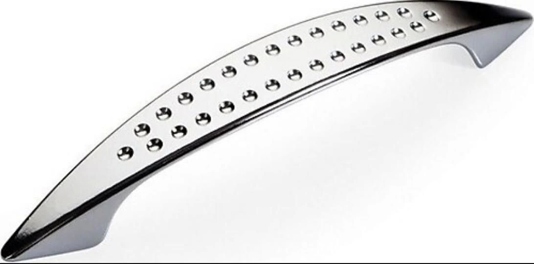 Noktalı Dolap Çekmece Kulpu 96 mm Krom Noktalı Dolap Çekmece Kulpu 96 mm Krom