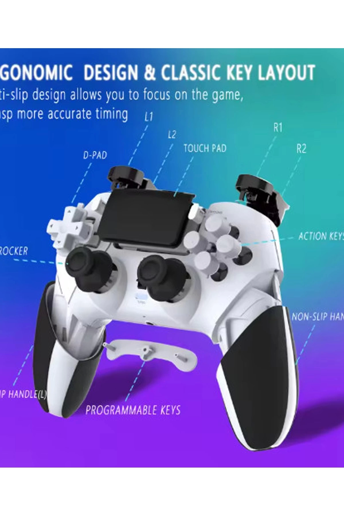 P4 Plus Bluetooth Titreşimli Ps4/ps5 Uyumlu Pc Telefon Joystick Kablosuz Oyun Kolu Siyah P4 Plus Bluetooth Titreşimli Ps4/ps5 Uyumlu Pc Telefon Joystick Kablosuz Oyun Kolu Siyah