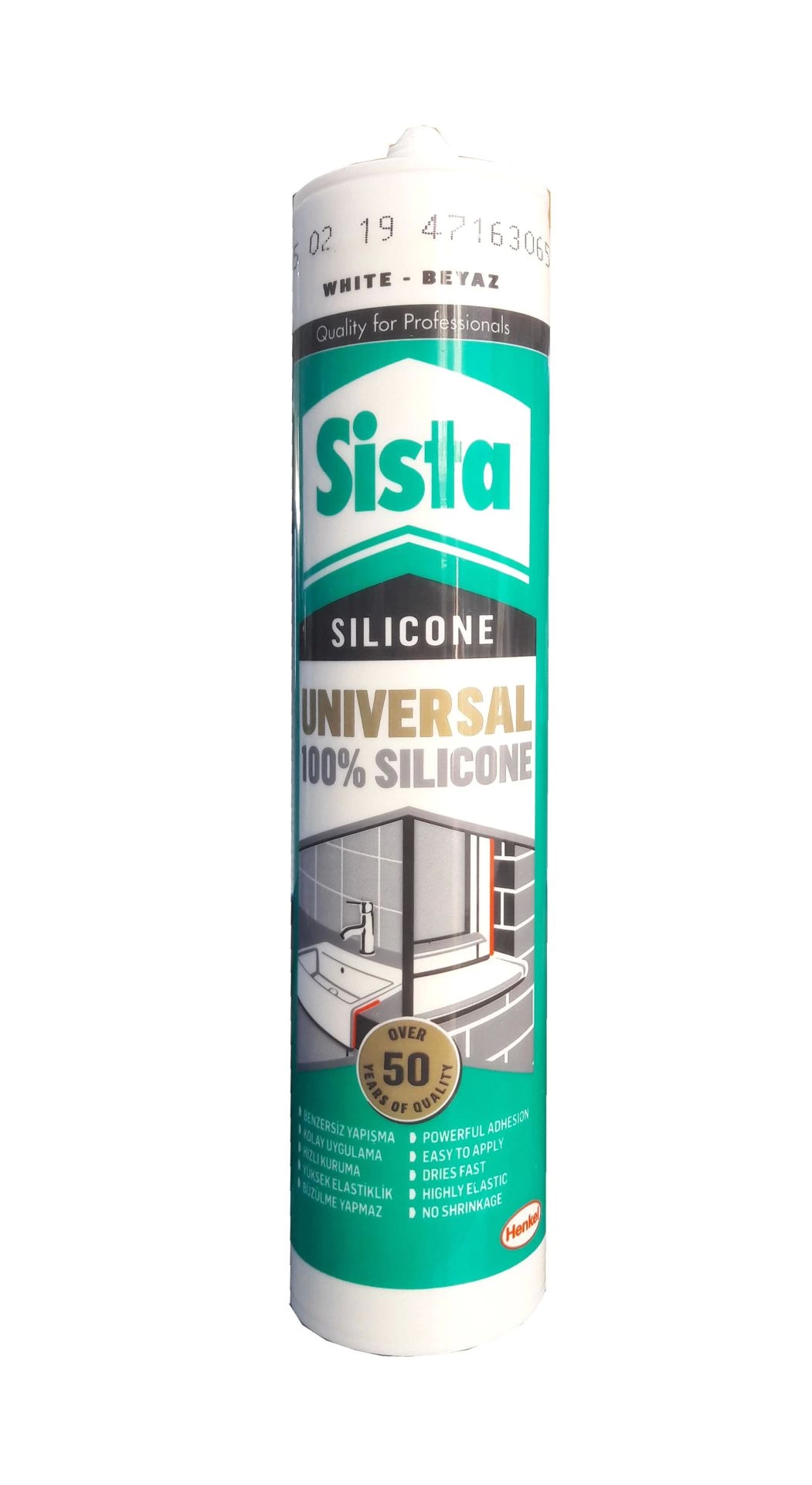 Sista Üniversal Beyaz Silikon 280 ml Sista Üniversal Beyaz Silikon 280 ml