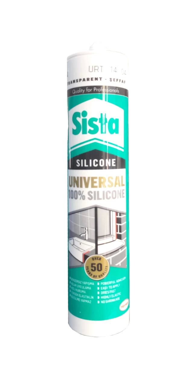 Sista Üniversal Şeffaf Silikon 280 ml Sista Üniversal Şeffaf Silikon 280 ml