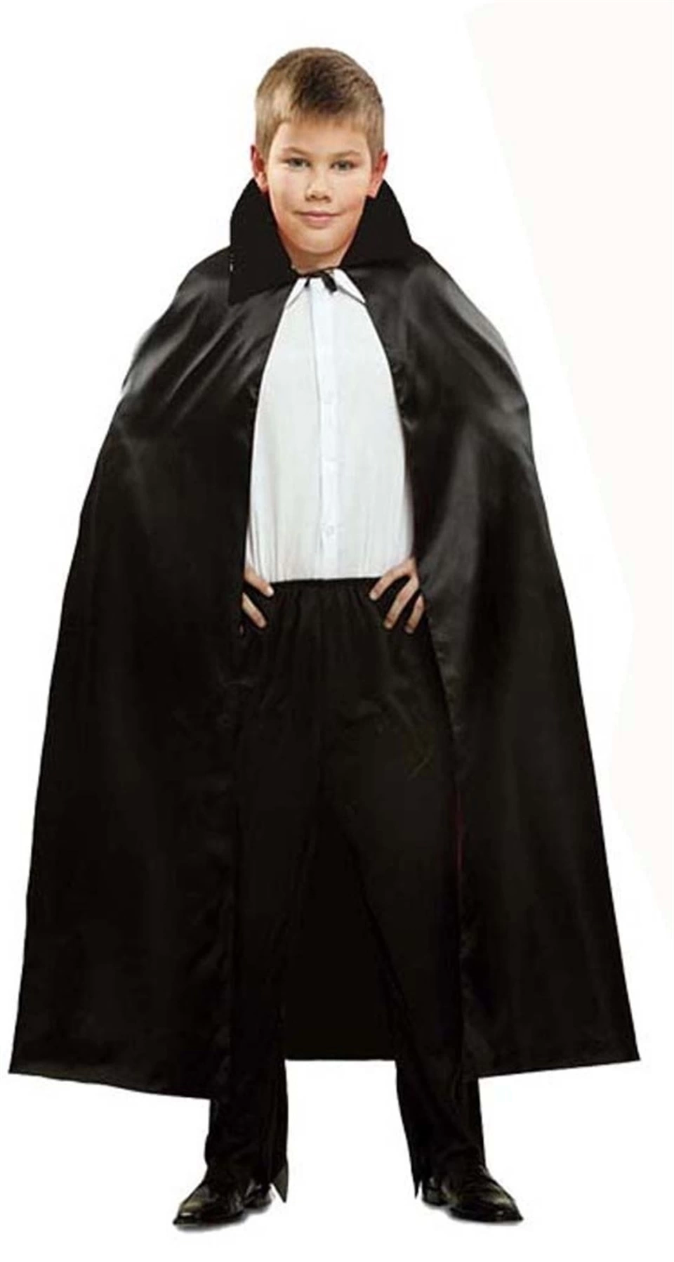 Siyah Renk Yakalı Halloween Pelerini 90 Cm Siyah Renk Yakalı Halloween Pelerini 90 Cm