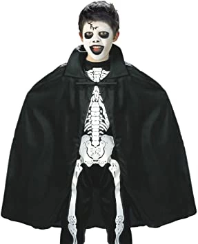 Siyah Renk Yakalı Halloween Pelerini 90 Cm Siyah Renk Yakalı Halloween Pelerini 90 Cm