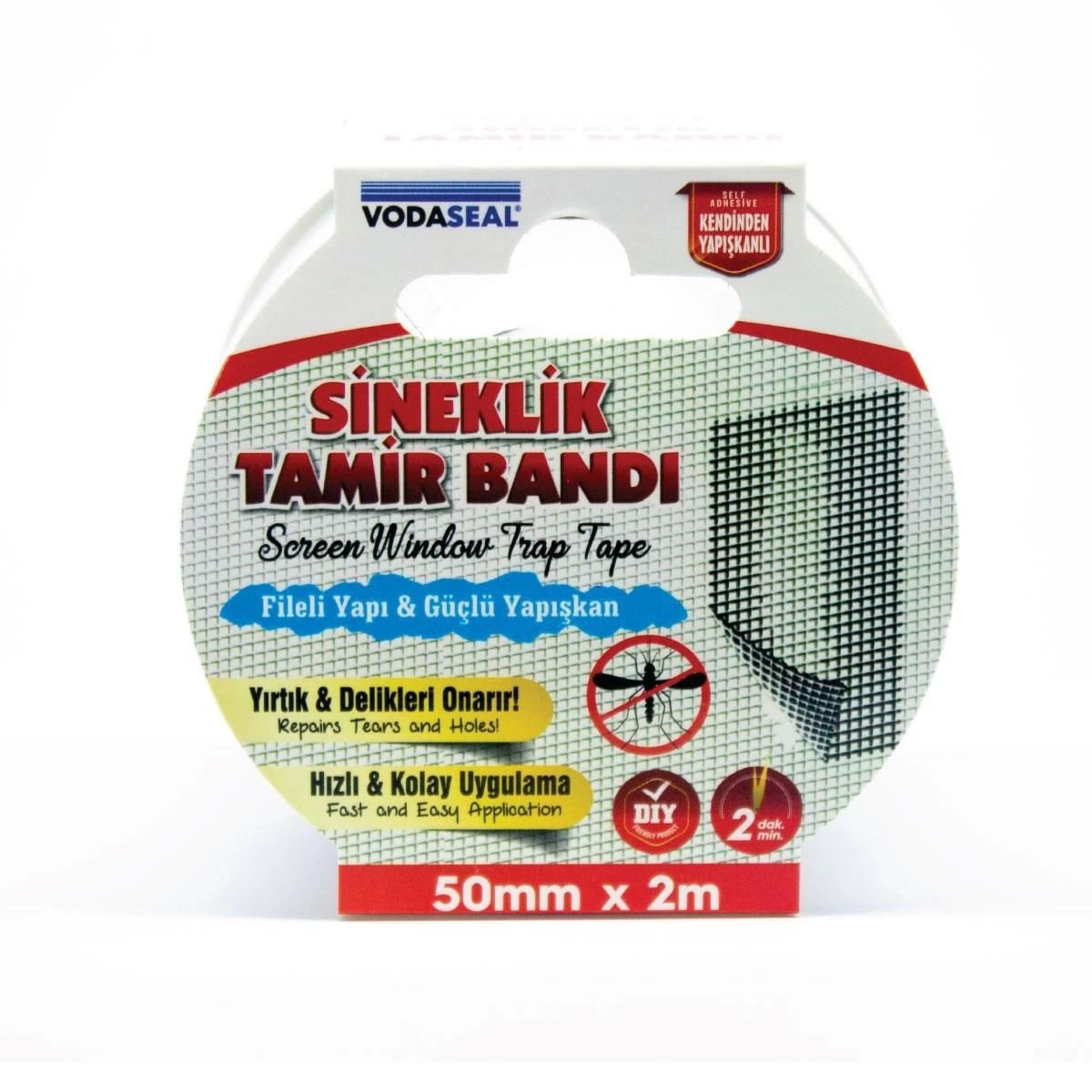 Vodaseal Sineklik Tamir Bandı 50 mm 2 Metre Vodaseal Sineklik Tamir Bandı 50 mm 2 Metre