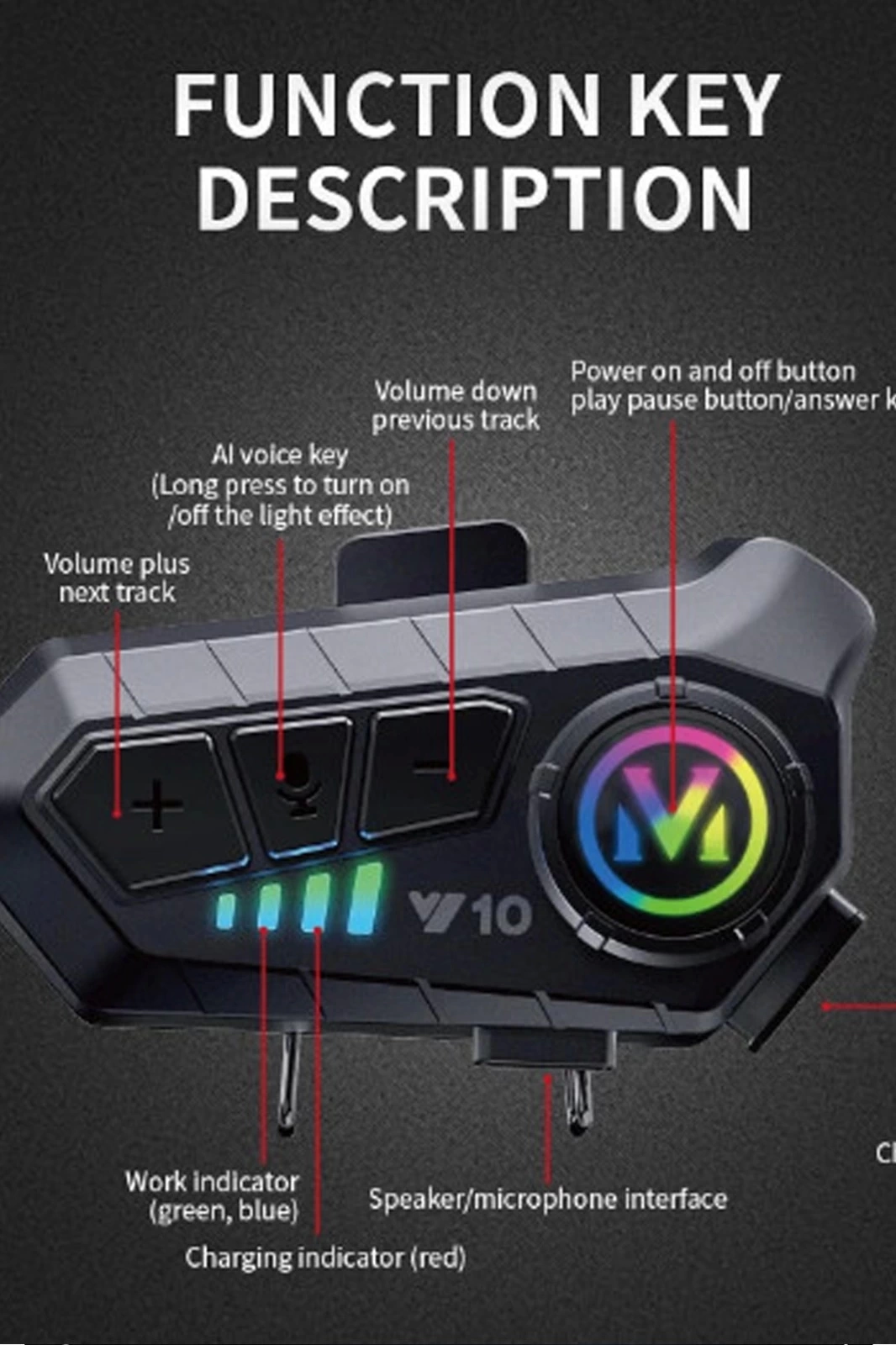 Y10 Kask Kulaklık Bluetooth Motosiklet Kulaklık 5,3 Bluetooth Intercom Motorsiklet Kulaklık Y10 Kask Kulaklık Bluetooth Motosiklet Kulaklık 5,3 Bluetooth Intercom Motorsiklet Kulaklık