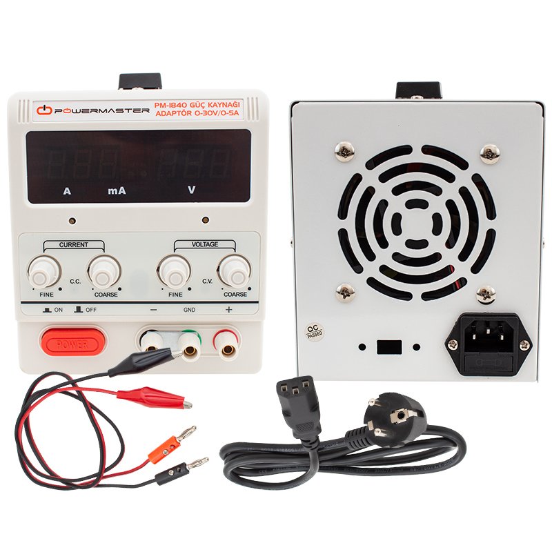 0-30 VOLT / 0-5 AMPER ARASI DC GÜÇ KAYNAĞI ADAPTÖR (5271) 0-30 VOLT / 0-5 AMPER ARASI DC GÜÇ KAYNAĞI ADAPTÖR (5271)