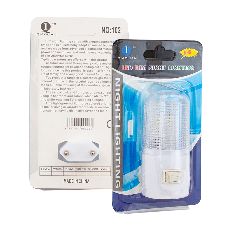 0.5 WATT LEDLİ ANAHTARLI GECE LAMBASI (5271) 0.5 WATT LEDLİ ANAHTARLI GECE LAMBASI (5271)