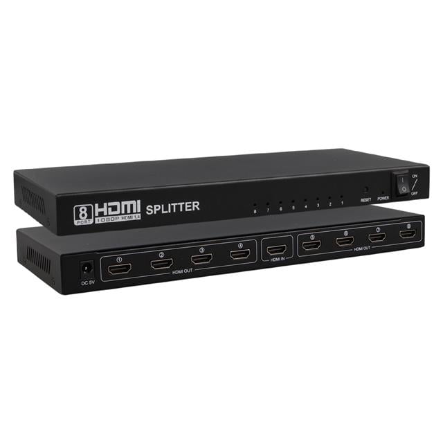 1.4V 1080P 8 PORT HDMI SPLITTER DAĞITICI (5271)