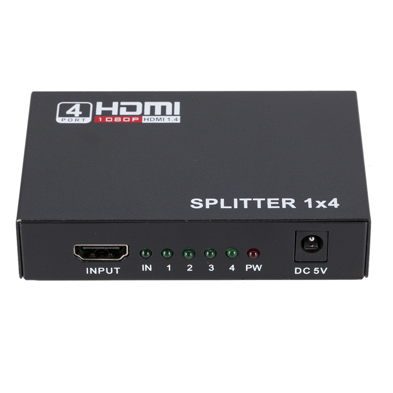1.4V 1080P 4K*2K 4 PORT HDMI SPLITTER DAĞITICI ANFİLİ (5271)