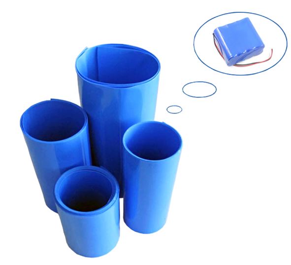 1 MT PVC ISI BORUSU MAVİ SHRINK 220 MM 18650 PİL YALITIM ISI BÜZÜLME KABLO KILIFI (5271)