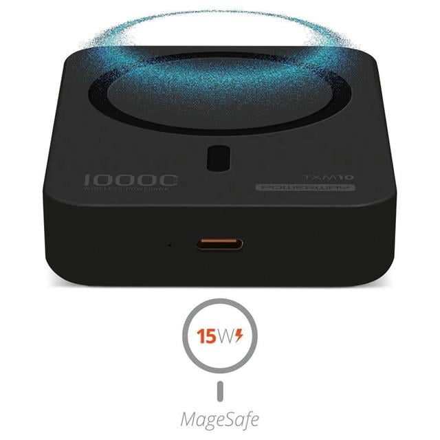 10.000mAh PD15W Magsafe Kablosuz Wireless Taşınabilir Şarj Cihazı Siyah Powerbank TXM10 (5271) 10.000mAh PD15W Magsafe Kablosuz Wireless Taşınabilir Şarj Cihazı Siyah Powerbank TXM10 (5271)