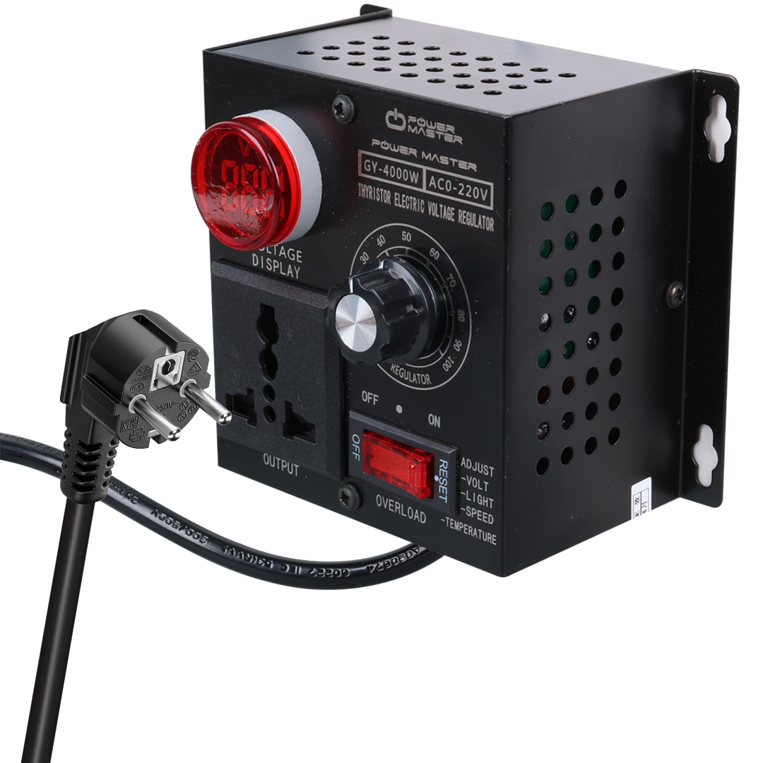10-100V AC 4000 WATT 15A HIZ IŞIK KONTROLÜ MOTOR SÜRÜCÜ VOLTAJ REGÜLATÖR (5271)