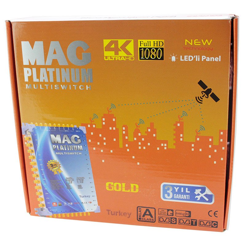 10*12 KASKATLI UYDU SANTRALİ MAG PLATINUM (5271)