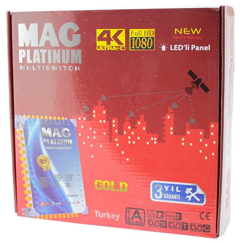 10*16 KASKATLI UYDU SANTRALİ MAG PLATINUM (5271)