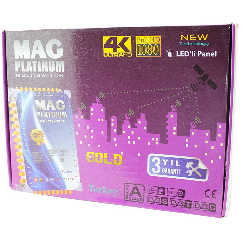 10*24 KASKATLI UYDU SANTRALİ MAG PLATINUM (5271)