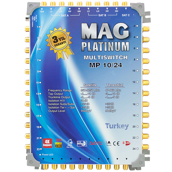 10*24 SONLU UYDU SANTRALİ MAG PLATINUM (5271)