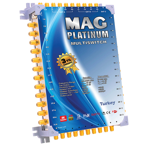 10*40 KASKATLI UYDU SANTRALİ MAG PLATINUM (5271)