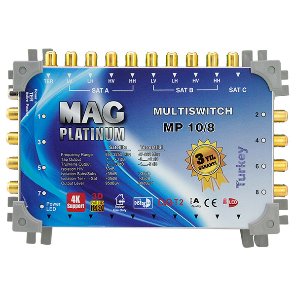 10*8 SONLU UYDU SANTRALİ MAG PLATINUM (5271)