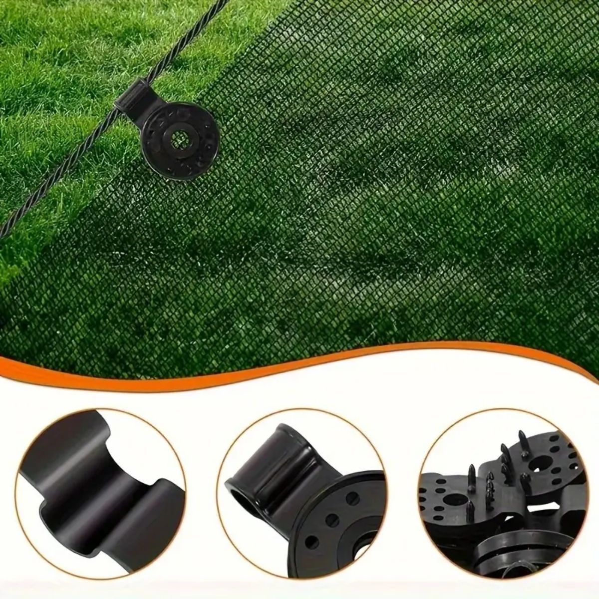10 Adet Güneşlik Filesi Sabitleme Klipsleri, Gölgelik Bezi ve Brandalar İçin Dayanıklı Plastik Kelepçe Kancaları (5271) 10 Adet Güneşlik Filesi Sabitleme Klipsleri, Gölgelik Bezi ve Brandalar İçin Dayanıklı Plastik Kelepçe Kancaları (5271)