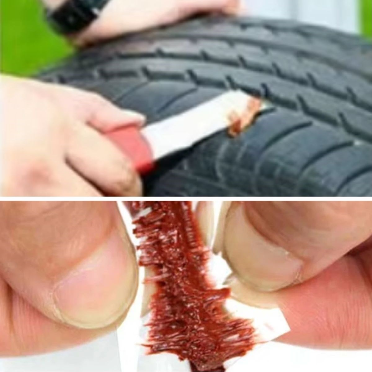 10 Adet Lastik Onarım İçin Lastik Tamir Fitili Yedek Lastik Fitili (5271)