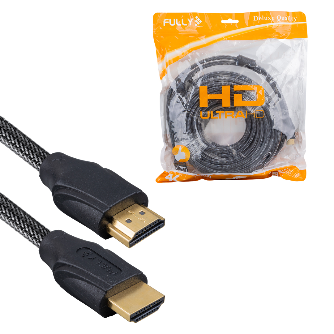 10 METRE ÖRGÜLÜ GOLD UÇLU HDMI KABLO (5271)