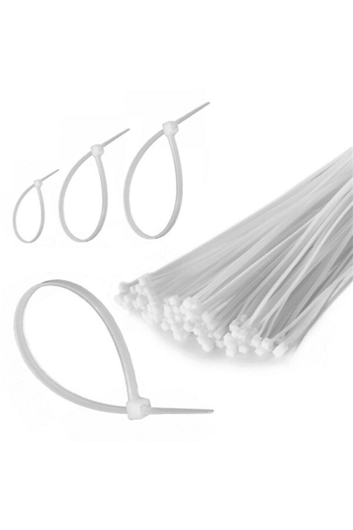 100 Adet Plastik Cırt Kelepçe Kablo Bağı Kablo Düzenleyici- 3.6 X 150 MM (5271)