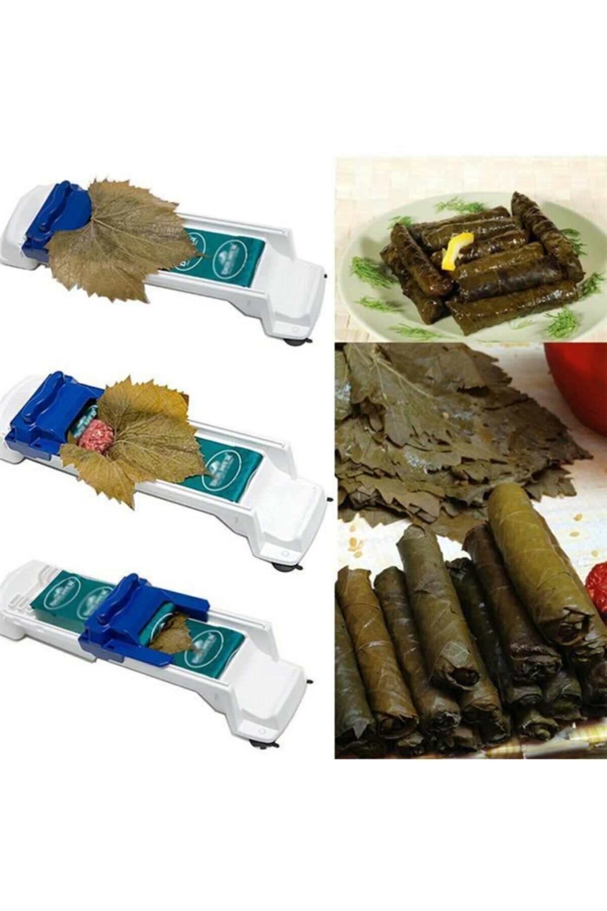 3 Kademeli Kalınlık Ayarlı Pratik Yaprak Sarma Makinesi (5271)