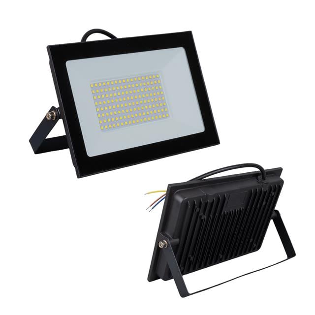 100 Watt - 220 Volt 6500K IP66 150* Işık Açısı Siyah Slim Kasa Beyaz Led Projektör (5271) 100 Watt - 220 Volt 6500K IP66 150* Işık Açısı Siyah Slim Kasa Beyaz Led Projektör (5271)