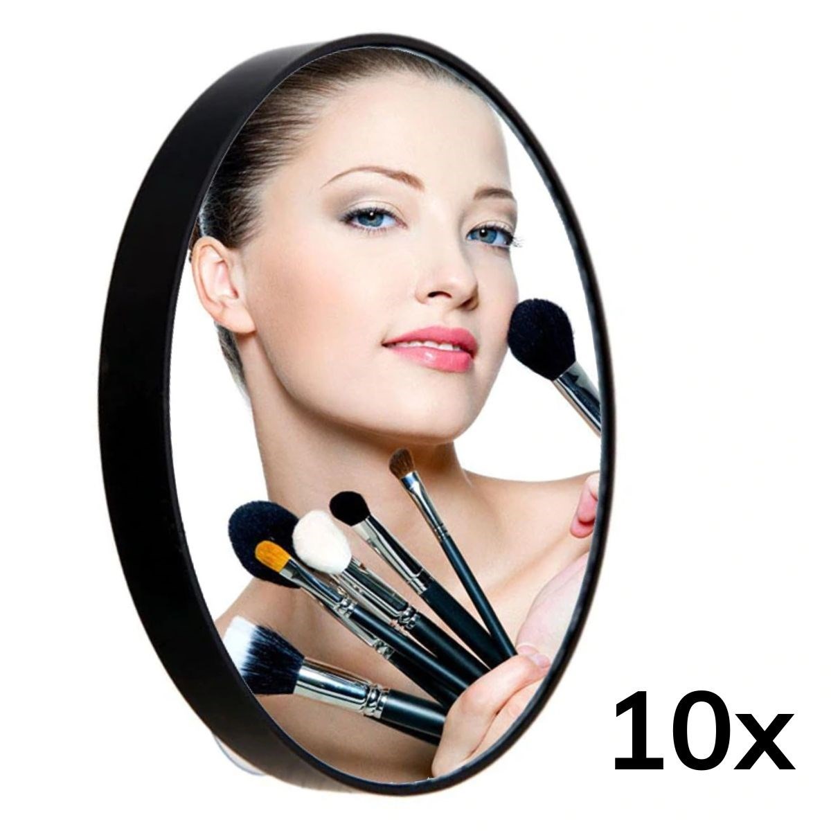 10x Büyüteçli Vantuzlu Pratik Kullanışlı Makyaj Lens Traş Aynası (5271)