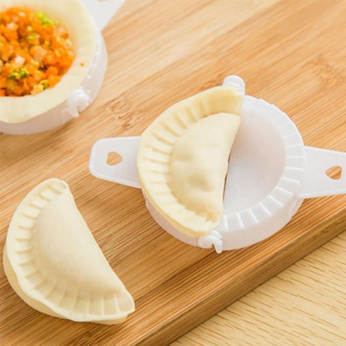 3&apos;lü Çiğ börek kurabiye Hamur İşi Ravioli Kesme Kalıbı Aparatı (5271)