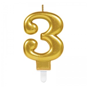 3 Rakam Mum Gold Renk (5271)