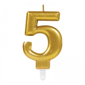 5 Rakam Mum Gold Renk (5271)