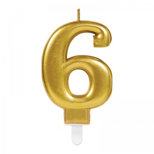 6 Rakam Mum Gold Renk (5271)