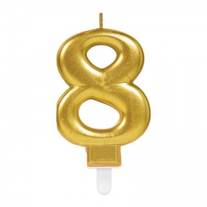 8 Rakam Mum Gold Renk (5271)